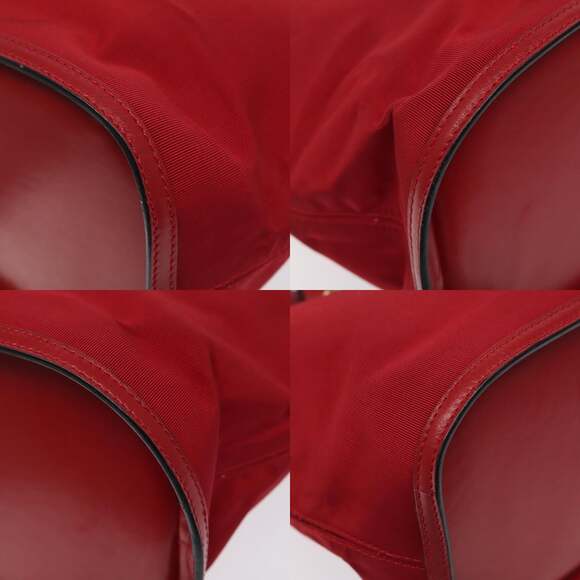 CELINE Hand Bag Red Gold - Picture 10 of 12